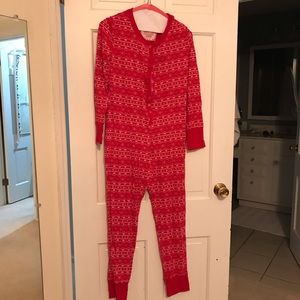 Holiday onesie pajama set